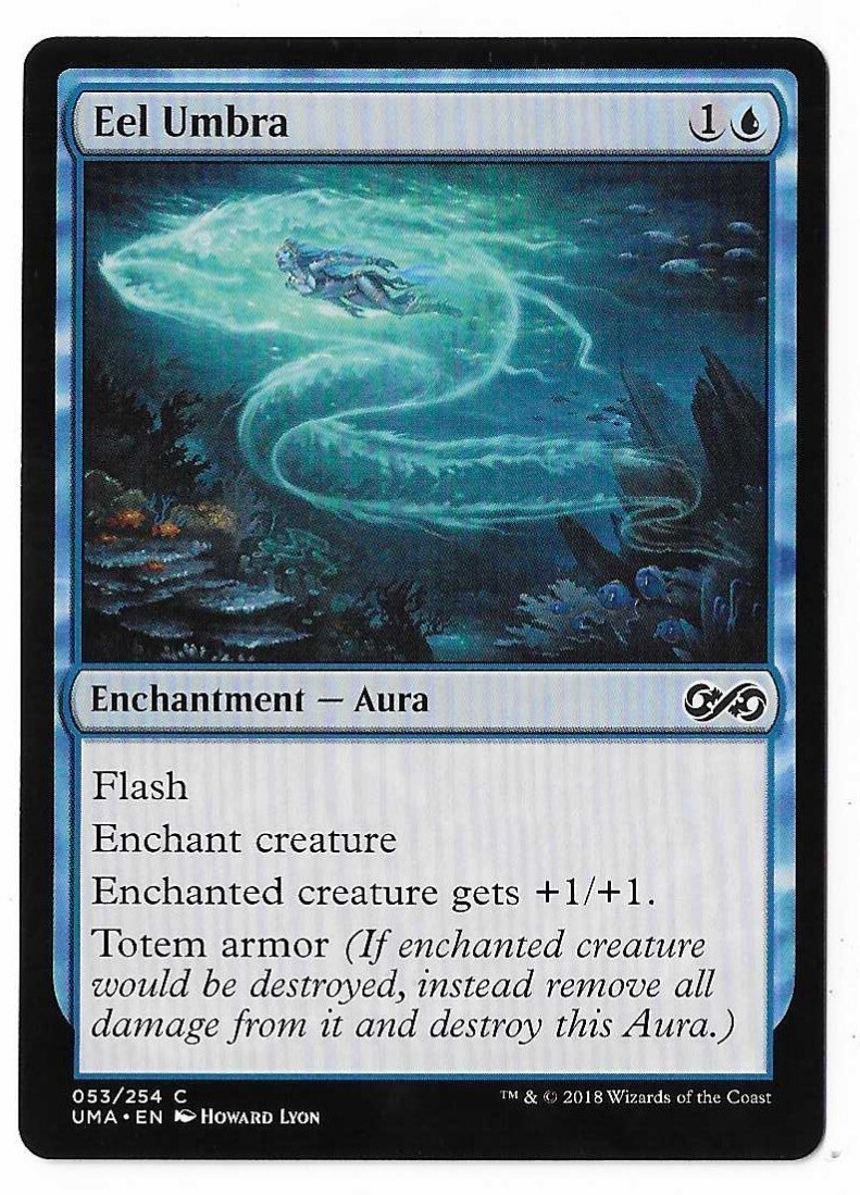 MTG Eel Umbra Ultimate Masters (UMA) Common Magic Card #053 Unplayed