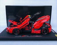 1/18 BBR Ferrari Laferrari Rosso Corsa/Blacks Rims Diecast Open Limited 100 Pcs