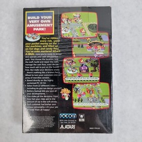 Theme Park Designer Series Atari Jaguar  Sealed - Minor Knicks & Cuts In Seal