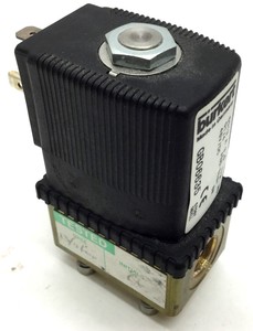 Burkert-PN0-6BAR-Solenoid-Valve-Fluid-Gas-Voltage-48VDC-Ports-1-4-034-NPT
