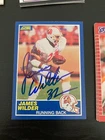 Buccaneers James Wilder signed Score 1989 card