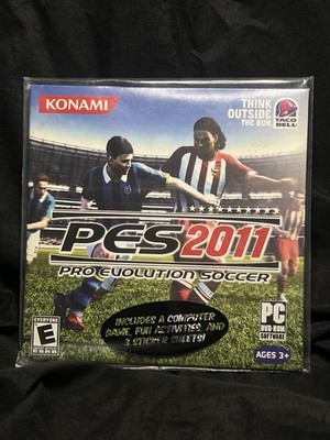 Konami PES 2011 Pro Evolution Soccer DVD-ROM for PC Taco Bell - Brand New Sealed