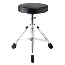 G Ganen Thick Padded Foldable Drum Throne Saddle Stool Adjustable Height No-S...