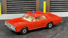 1970 Matchbox Lesney Superfast No. 59 Mercury Fire Chief Car Red