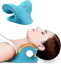 Neck Hump Corrector, Cervical Traction Device, Neck Stretcher for Pain Relief, N