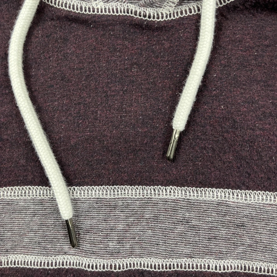 BKE Hoodie Womens Medium Gray Black Drawstring Pockets Long Sleeve Pullover - Image 4 of 4