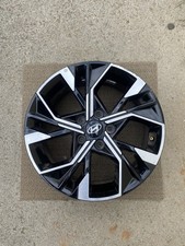 2024 - 2025 Hyundai Sonata 17x7 5 Lug Machined Face Black Wheel Rim 52910-l1610