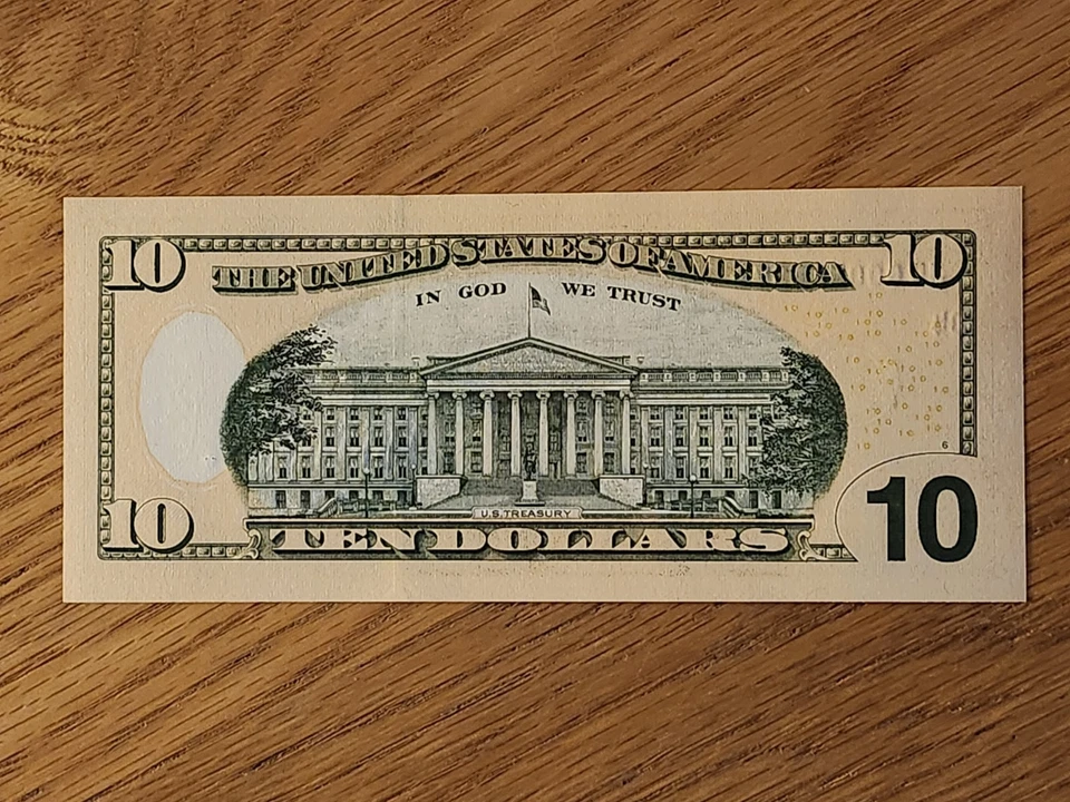 2009 $10 "STAR NOTE" UNC/GEM CLEVLAND DISTRICT JD00052537* 2 OF 3 CONS SER NUM - Image 2 of 4