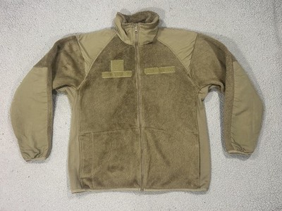 Military Army Polartec Jacket Mens Medium Coyote Fleece Cold Weather Gen III