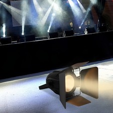 LED Stage Par Light COB 2 In 1 Portable Spot Light DJ Lighting PAR64 DMX512 200W