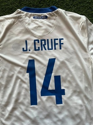 NIKE Netherlandsオランダ　ユニフォーム L クライファート Nike Netherlands Men's Away Jersey 10/11 Legend J.Cryuff #14 Sz M