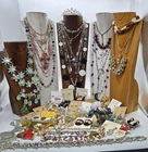 Vintage Designer Jewelry Lot Signed Unsigned 6 Pounds Over 122 Pieces Costume