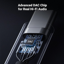 USB C to 3.5Mm Audio Adapter, Hi-Res 32Bit/384Khz USB C to Aux Dongle Hifi He...
