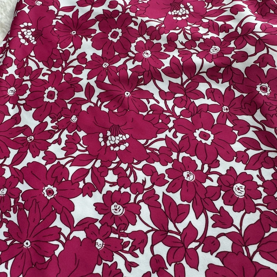 J. Crew Bow One Shoulder One Piece Swimsuit Size 6 Pink Floral Boho Retro NWOT  - Image 2 of 4