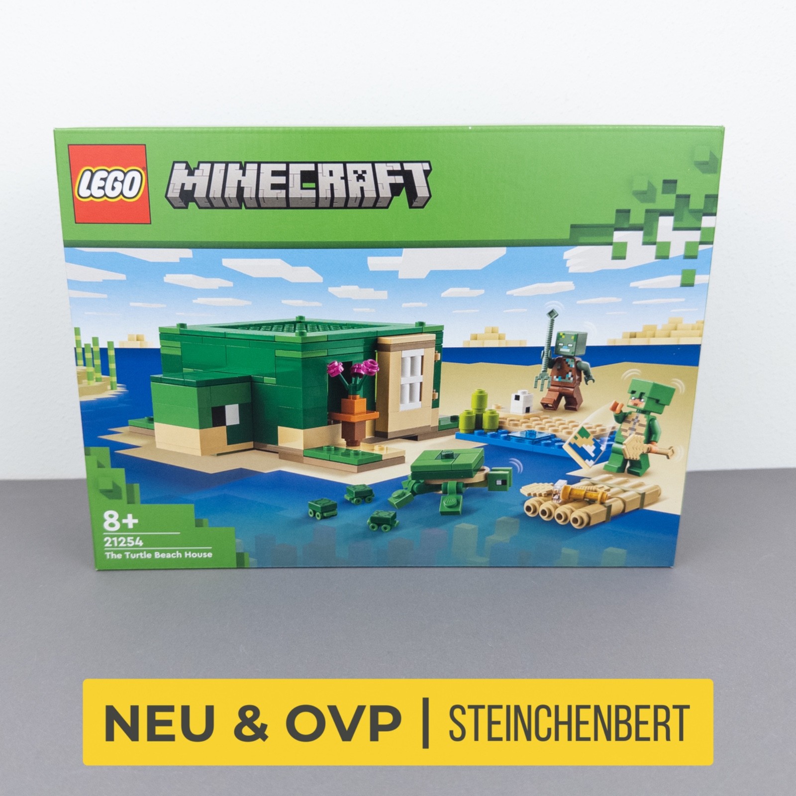 LEGO Minecraft Minifigur - min162 - Schildkrötenkrieger - aus 21254 - Bild 13