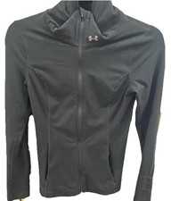 Under Armour All Season FITTED Full Zip Black Jacket XS Women's Activewear