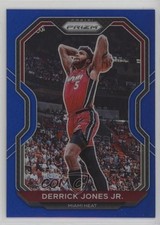 2020-21 Panini Prizm Blue Prizm 49/199 Derrick Jones Jr #55 1b3w