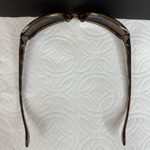 Ray-Ban RB 4068 642/57 Polarized Tortoise Wrap Sunglasses Brown Lens Italy - Picture 8 of 13