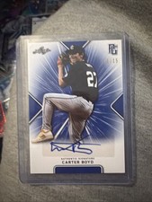 2021 Leaf Perfect Game Showcase Autographs Blue #BACB1 Carter Boyd /15