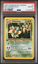 2000 POKEMON NEO GENESIS 1ST EDITION BELLOSSOM HOLO RARE SWIRL #3/111 WOTC PSA 8 on eBay