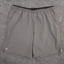 Smartwool Active Shorts Mens M Gray Performance Gym Merino Wool Lined 8