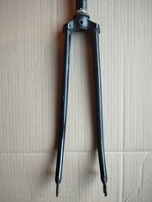 VINTAGE STEEL 1" THREADED STEERER 700 RETRO ROAD BIKE FORK