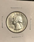 1936-D Washington Quarter. BU UNC. Frosty White. Semi-Key Date! Very Rare In MS