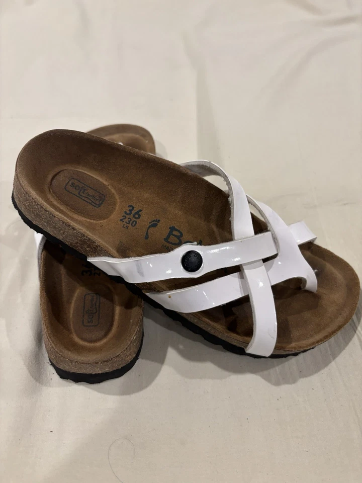 Betula by Birkenstock Vinja 拖鞋 凉鞋 女式 尺码 6 棕色 Croc — 第 2/4 张图片
