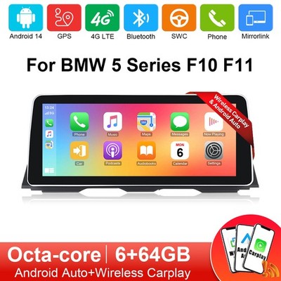 12.3'' DAB+ 8 Kern 64GB Car GPS Stereo DAB Carplay für BMW 5 Series F10 F11 CIC