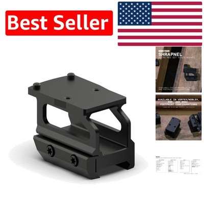 Versatile Red Dot Riser Mount for RMSc, 407K & 507K - Durable Lightweight Design