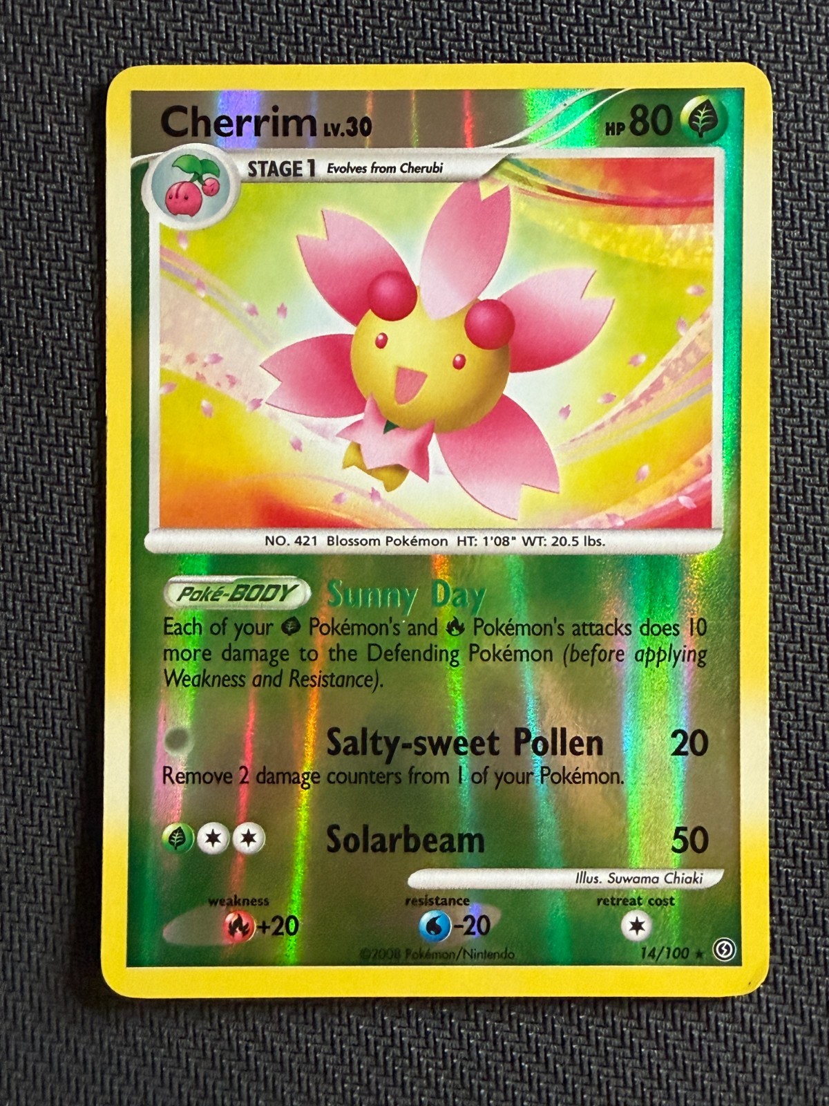 Cherrim~ Reverse Holo ~ Cute Pokemon Cards ~Gallery