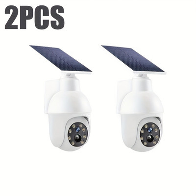 A Solar-Powered Safety Light That Features a Motion Sensor-2PCS