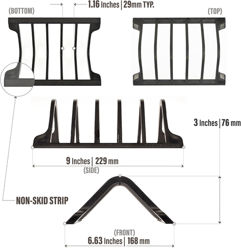 Universal Charging Rack Organizer - Multi Device Stand Holds 5 Tablets or Smartp - Afbeelding 4 van 12