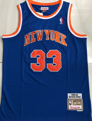 New York Knicks Patrick Ewing Blue Jersey - NWT - Size Options