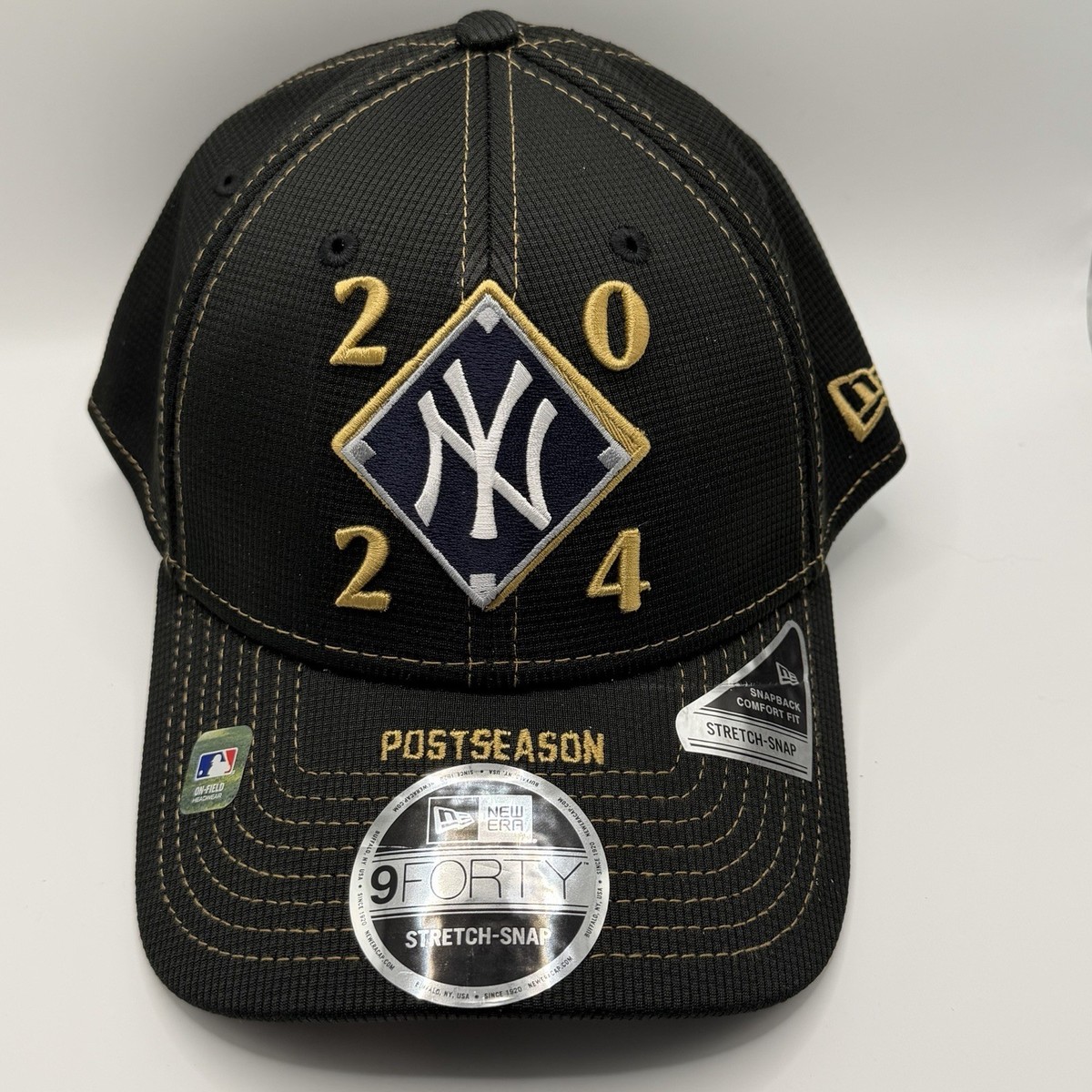 New York Yankees New Era 9Forty 2024 MLB Post Season Stretch-Snap