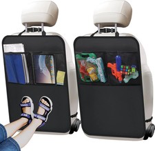 2 Pack Kick Mat Backseat Protector,Back Seat Cover for Kids,Car Seat Back Protec