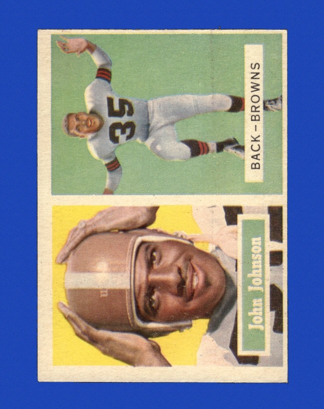 1957 Topps Set-Break # 16 John Henry Johnson EX-EXMINT *GMCARDS*