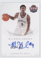 2011-12 Past & Present Redemption Draft Pick MarShon Brooks #3 Auto 1b0