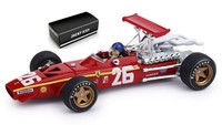 Brumm 1/43 Ferrari 312 F1 Ickx 1968 France Gp Figuren Statisches Modell Diecast
