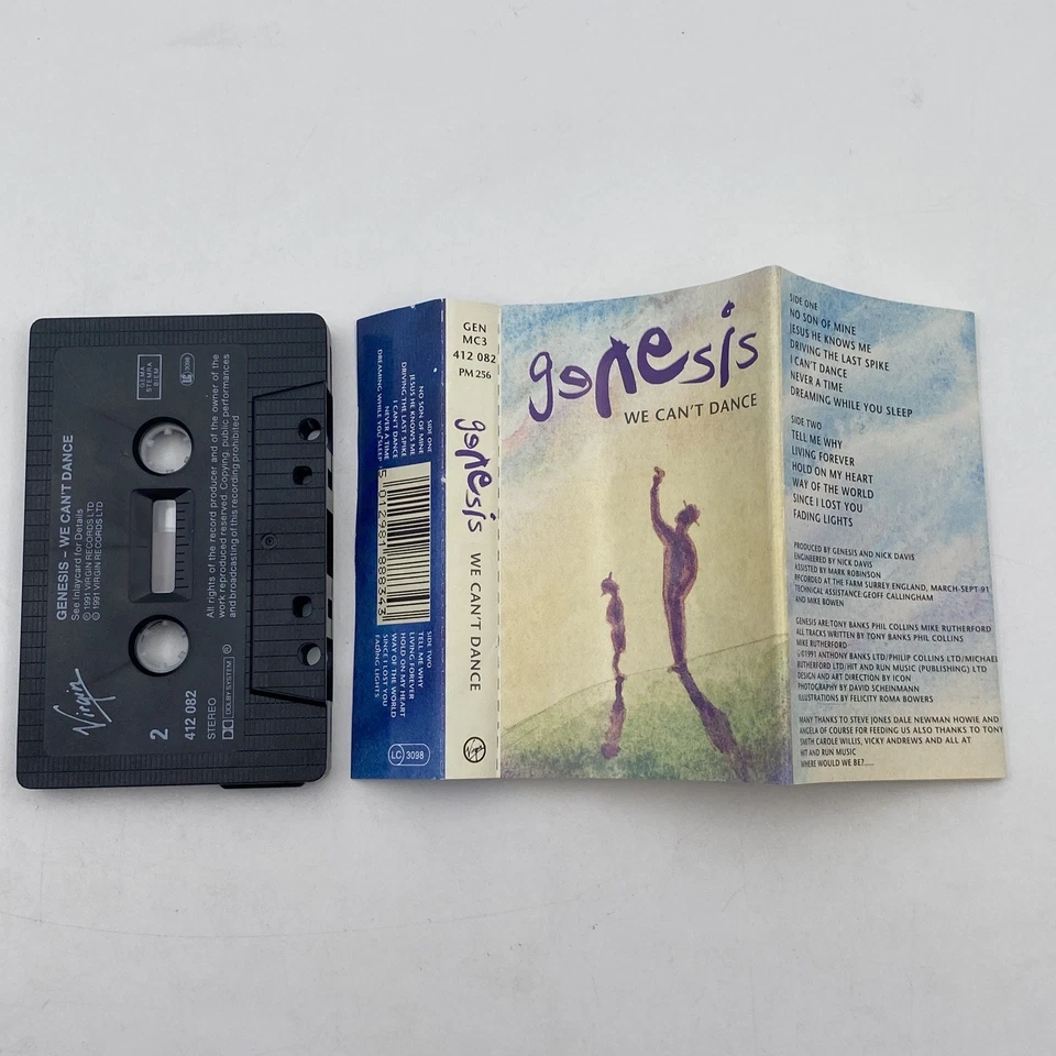 GENESIS - We Can't Dance (Cassette, 1991) - Image 4 of 4