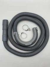 6Ft Washing Machine Drain Hose,Corrugated Flexible Washer Drain Hose Extension..