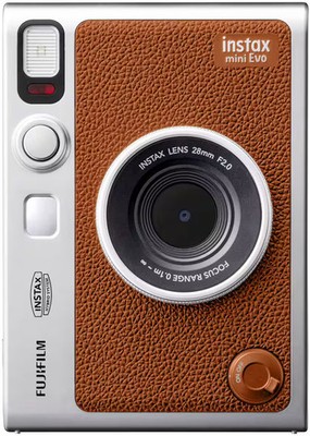 Fujifilm - instax mini Evo Instant Film Camera - Brown | eBay