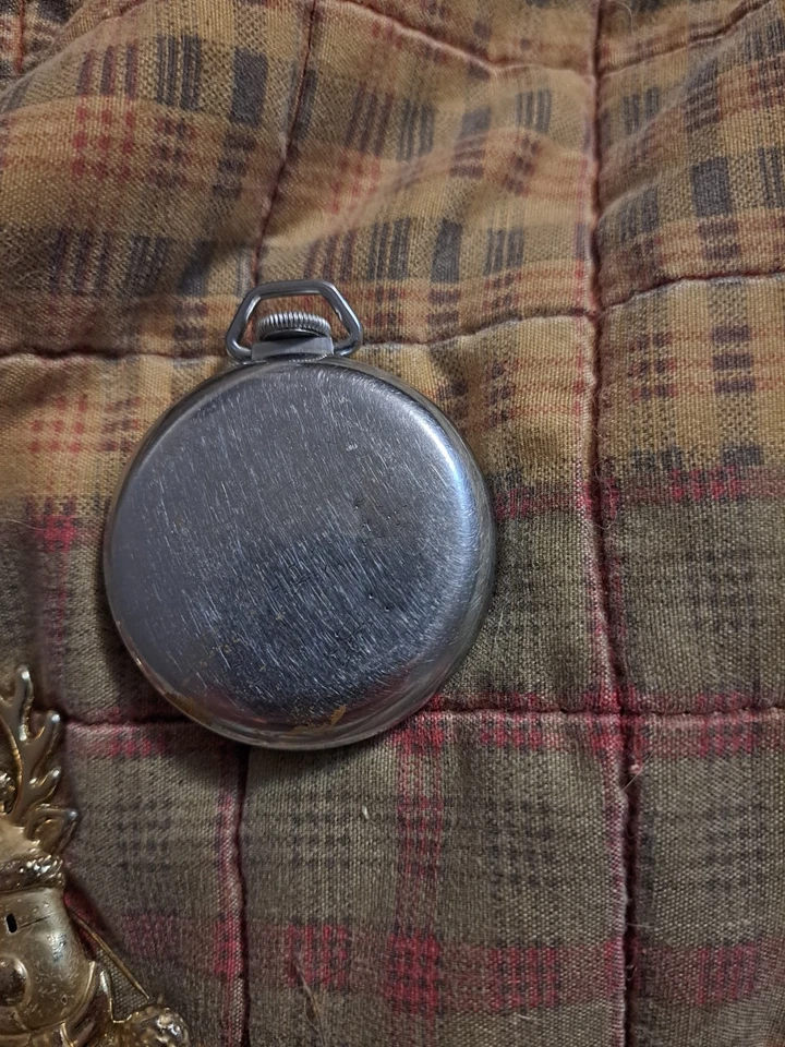 Reloj Bolsillo 1947 Estilo Retro E. Ingraham Co. Foto 2 de 2