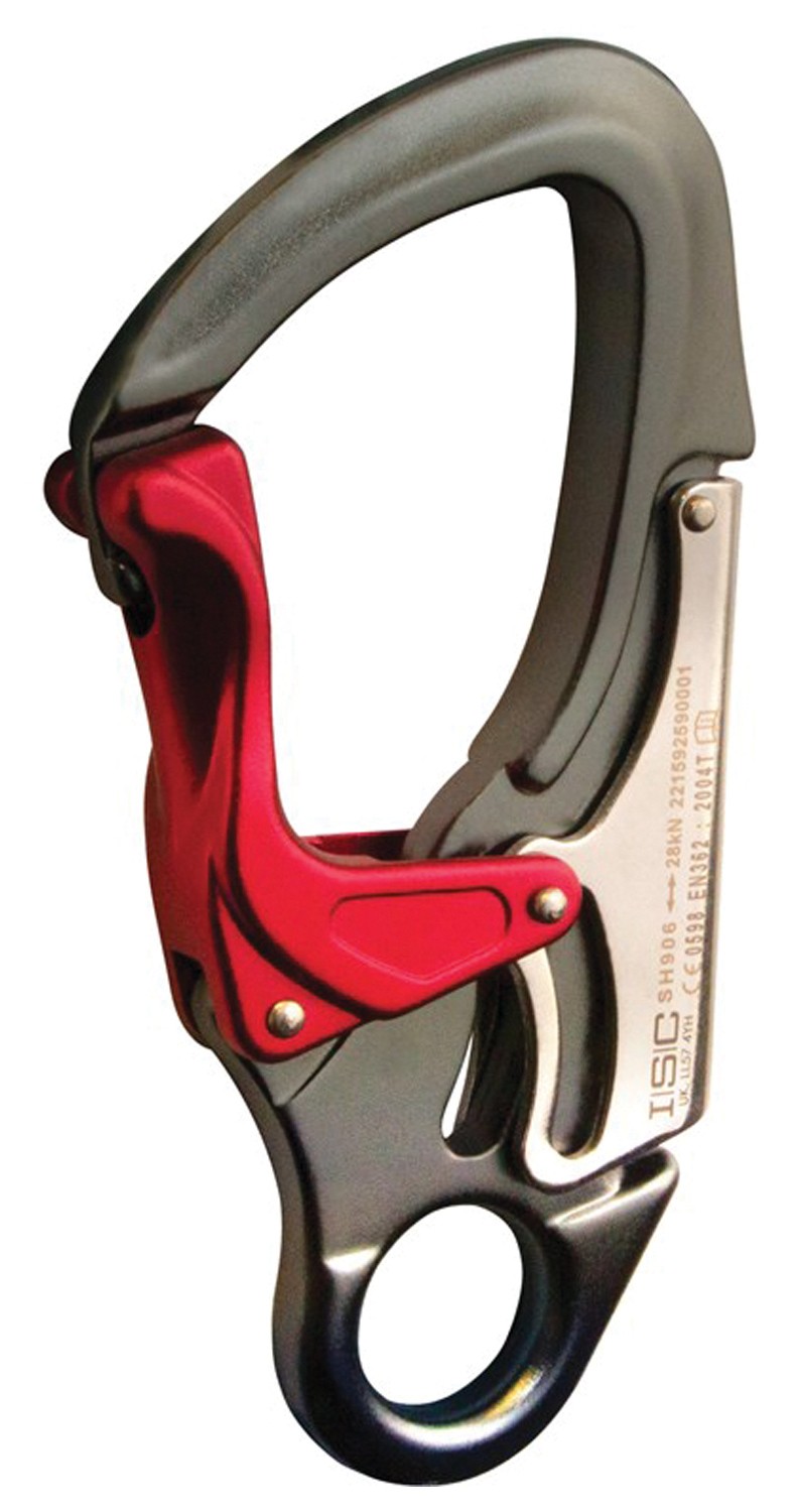Алюминиевый карабин двойного действия 28kN, сертифицированный по стандарту EN | Прочный для скалолазания и безопасный