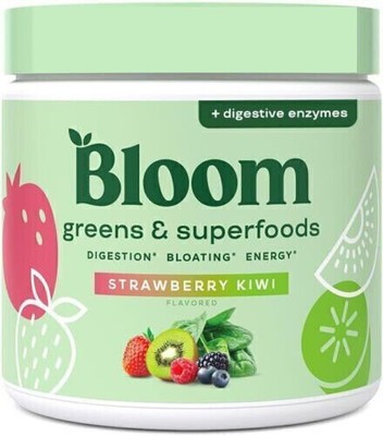 Bloom Nutrition Super Greens Pulver Smoothie & Saft Mix - Probiotika Gemüse