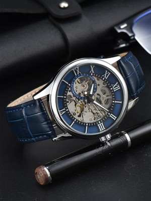LONGLUX automatic watch rome wholesale mechanical wristwatches waterproof hollow