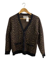 WACKO MARIA Cardigan (Thin) M Wool BRW Animal 10AW KNT 10