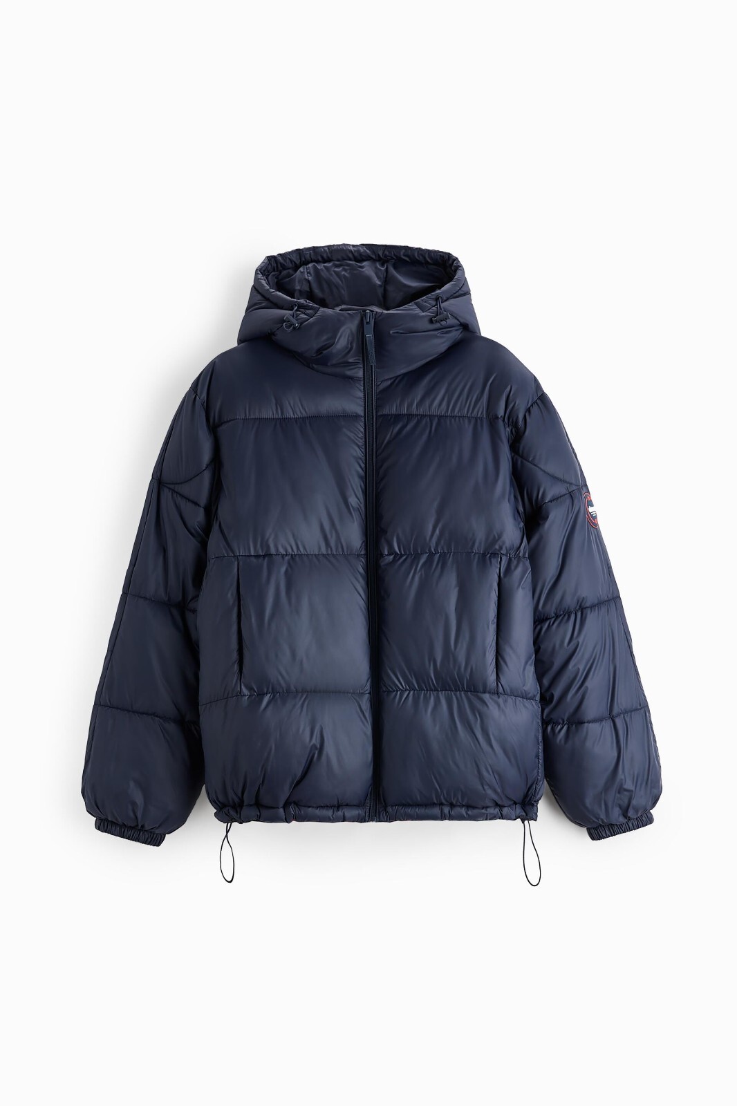 New Zara Water Repellent Puffer Jacket S Navy 5071/300 coat winter jeans shirt