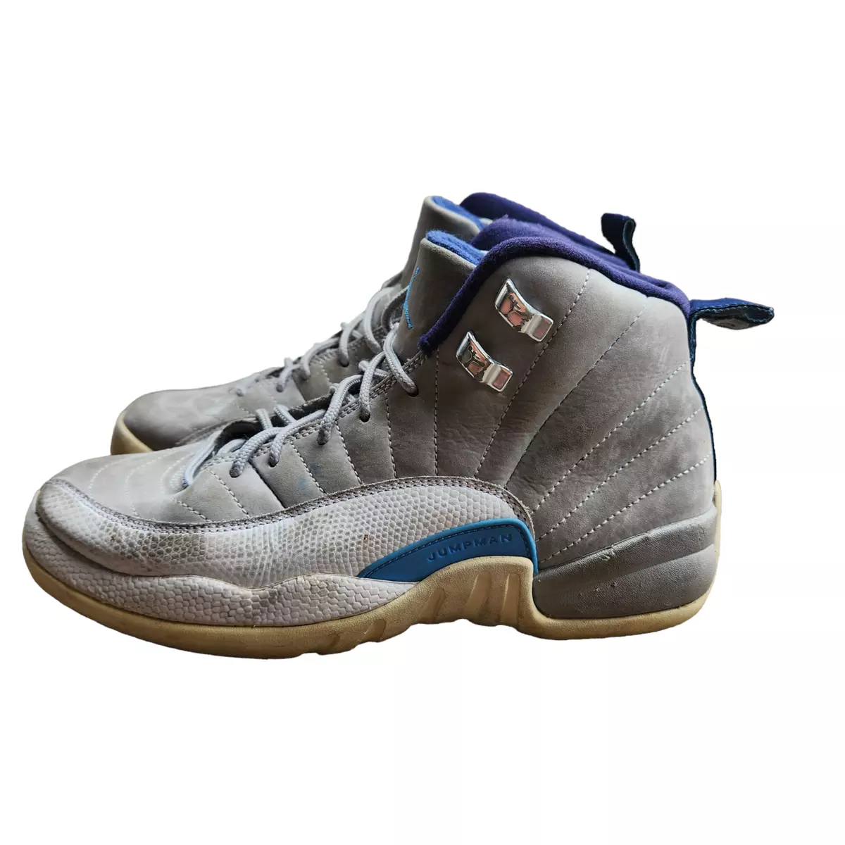 Jordan 12 retro grey shop university blue