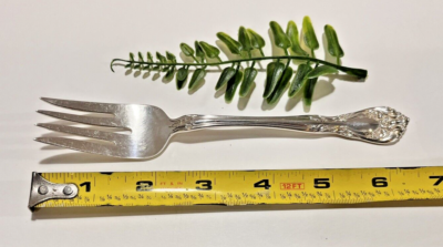 ONE Alvin Sterling Silver Chateau Rose Salad Fork 37.4 Gr. No